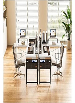 AGD L-Shaped Desk, Computer Corner Desk, Gaming Desk, Home Writing Desk with Display Shelf, Space Saving Workstation Desk  - Image 3