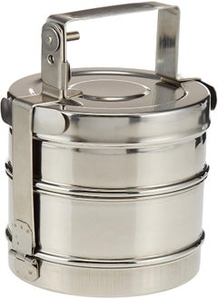RAJ Raj Bombay Stainless Steel Tiffin 12.5 Cm Width, 2 Tier, BT0002, Containers, Lunch Box, Tiffin, 2 Layer  - Image 4