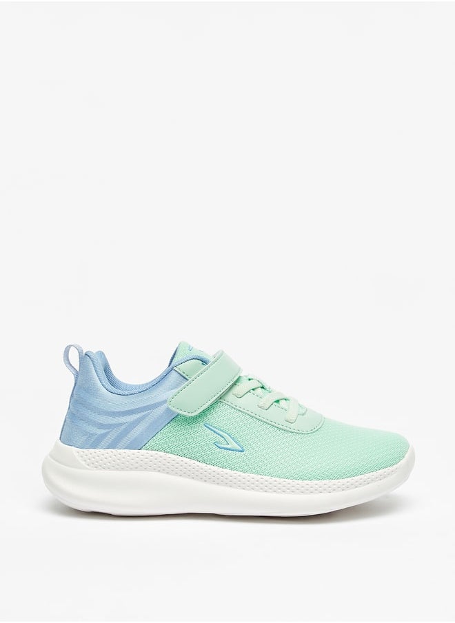 Dash - Girls Dual Tone Sports Shoes with Hook and Loop Closure - Image 1