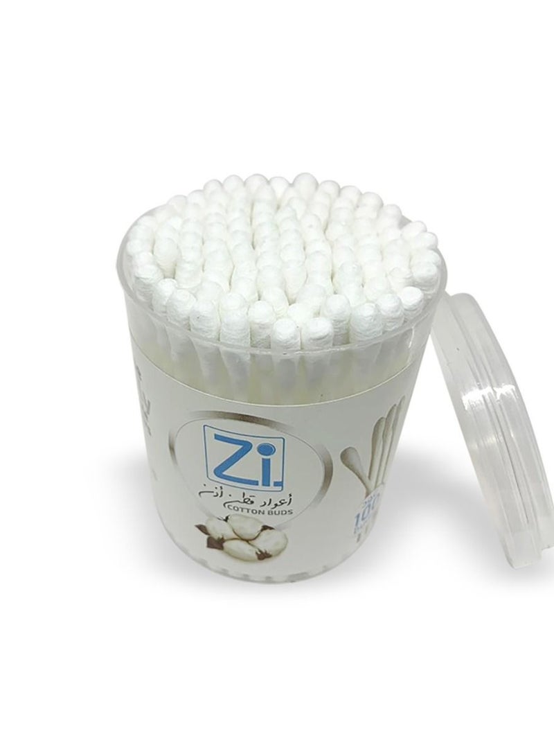 زي أعواد قطن أذن بلاستيك 100 عود - Image 5