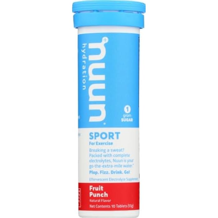 Nuun Active: Fruit Punch Electrolyte Enhanced Drink Tablets (2-Pack of 10) - Image 1