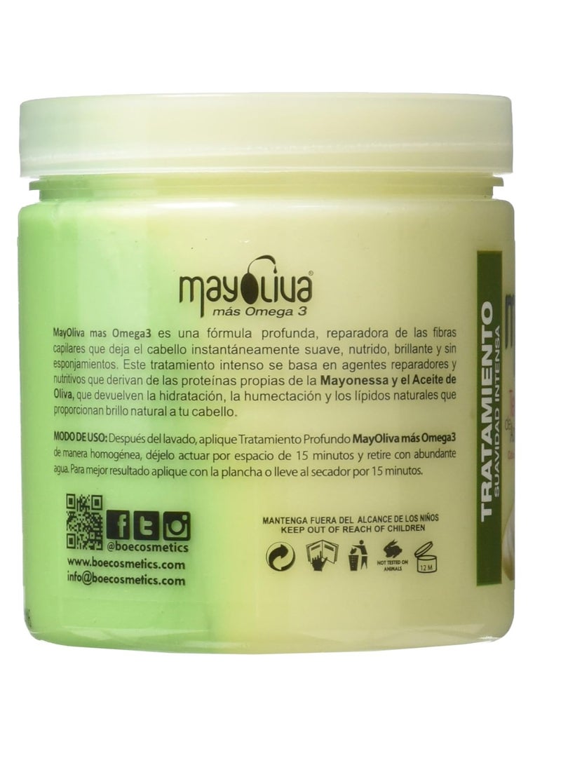 BOE Mayoliva Intensive Conditioning Therapy for Dry & Damaged Hair, 8.5 Oz, 8.5 Ounces - Image 3