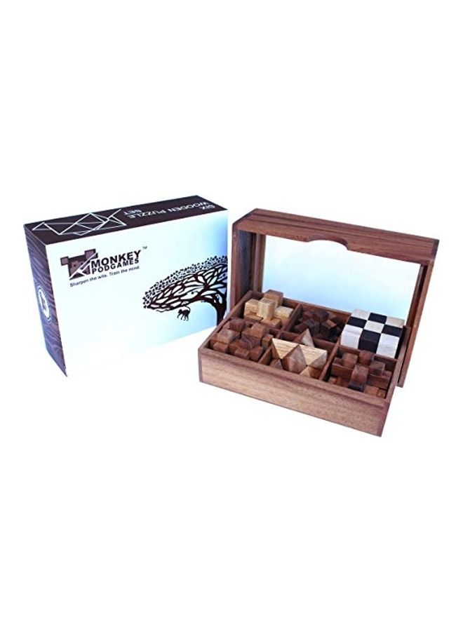 Monkey Pod Games Six Puzzle Gift Set - Image 3