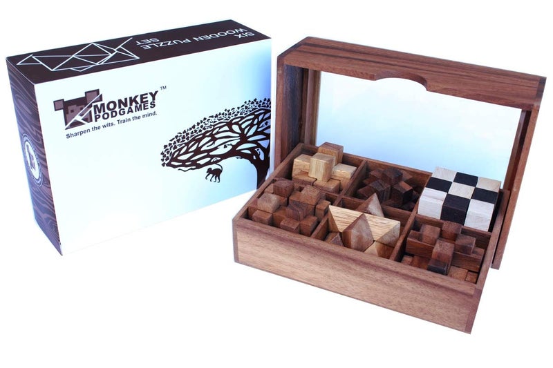 Monkey Pod Games Six Puzzle Gift Set - Image 1