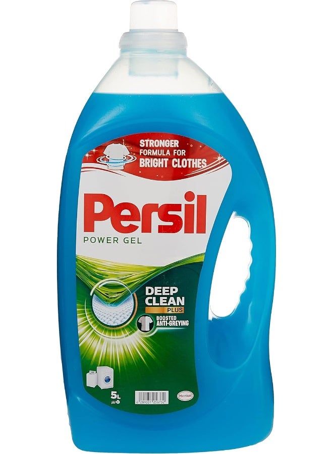 Persil Persil Power Gel Liquid Laundry Detergent, With Deep Clean Plus Technology, 5L - Image 1