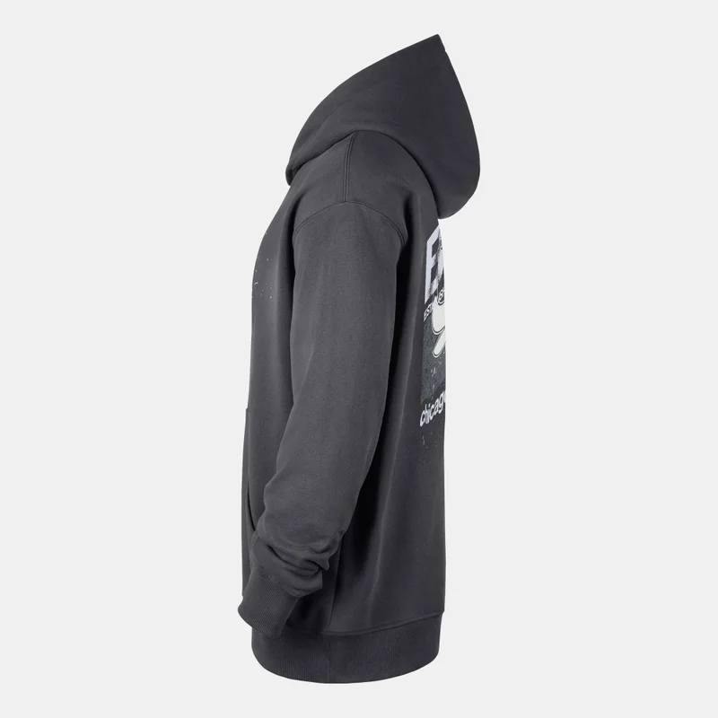 Jordan Black Men's NBA Chicago Bulls Basketball Flight Fleece Hoodie for Men | Best Price UAE