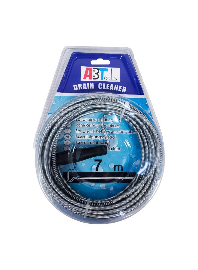 Drain Cleaning Spring Wire 7 Meter Pipe Cleaner Flexible Drain Snake Waste Pipe Unblocker Tool for Kitchen Bathroom Sink Sewer Cleaning - Image 4
