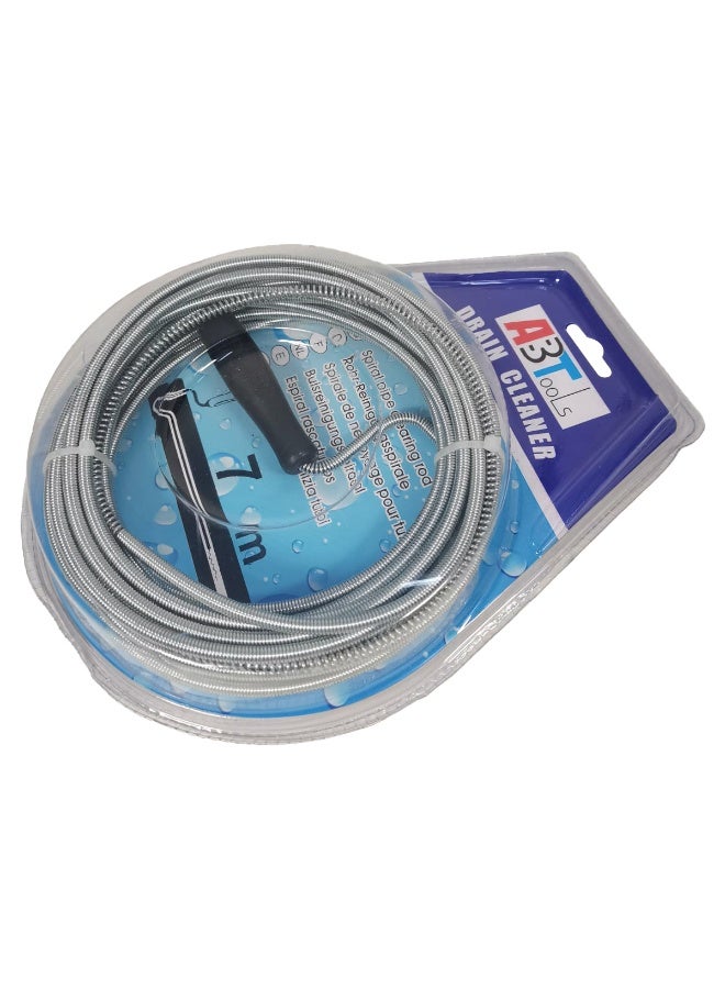 Drain Cleaning Spring Wire 7 Meter Pipe Cleaner Flexible Drain Snake Waste Pipe Unblocker Tool for Kitchen Bathroom Sink Sewer Cleaning - Image 3