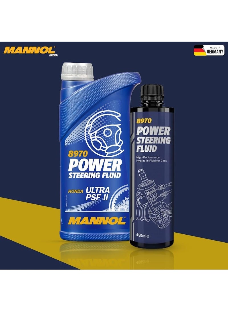 MANNOL 8970 POWER STEERING FLUID ULTRA PSF II  (450ML) - Image 3