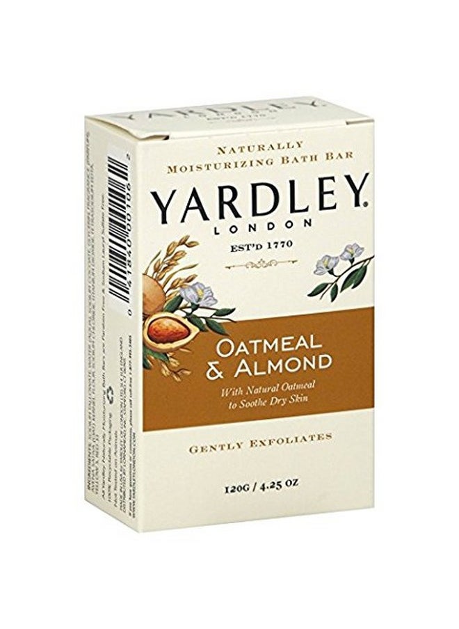Yardley 5587101.2X7 Oatmeal And Almond Naturally Moisturizing Bath Bar (Pack Of 7)  - Image 2