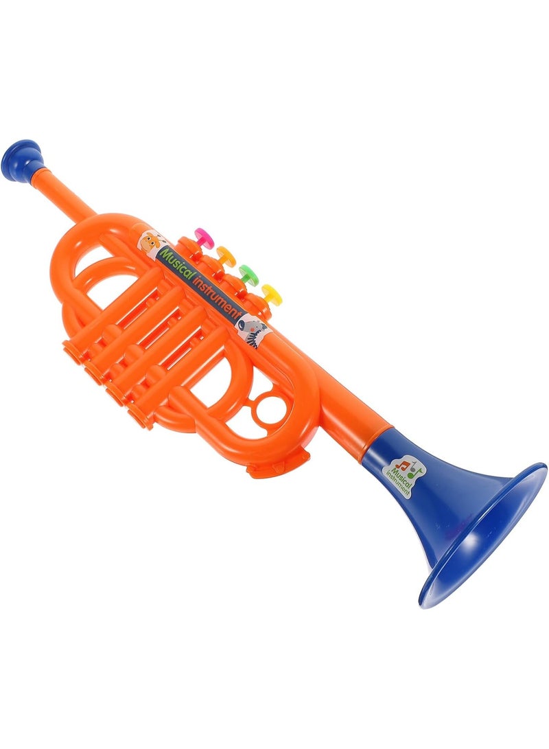 1st Choice First Choice Educational Musical Trumpet Toy for Kids - Brightly Colored Interactive Plastic Musical Instrument for Developing Acoustic Exploration Skills, 1 Piece (Assorted Designs and Shapes) - Image 2