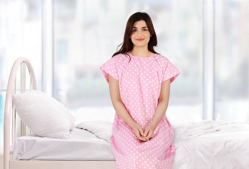 Utopia Care فستان مستشفى نسائي ناعم ومريح وأنيق للمرضى - Image 5