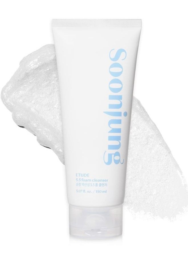 ETUDE HOUSE - Soon Jung 5.5 Foam Cleanser 150ml - Image 1