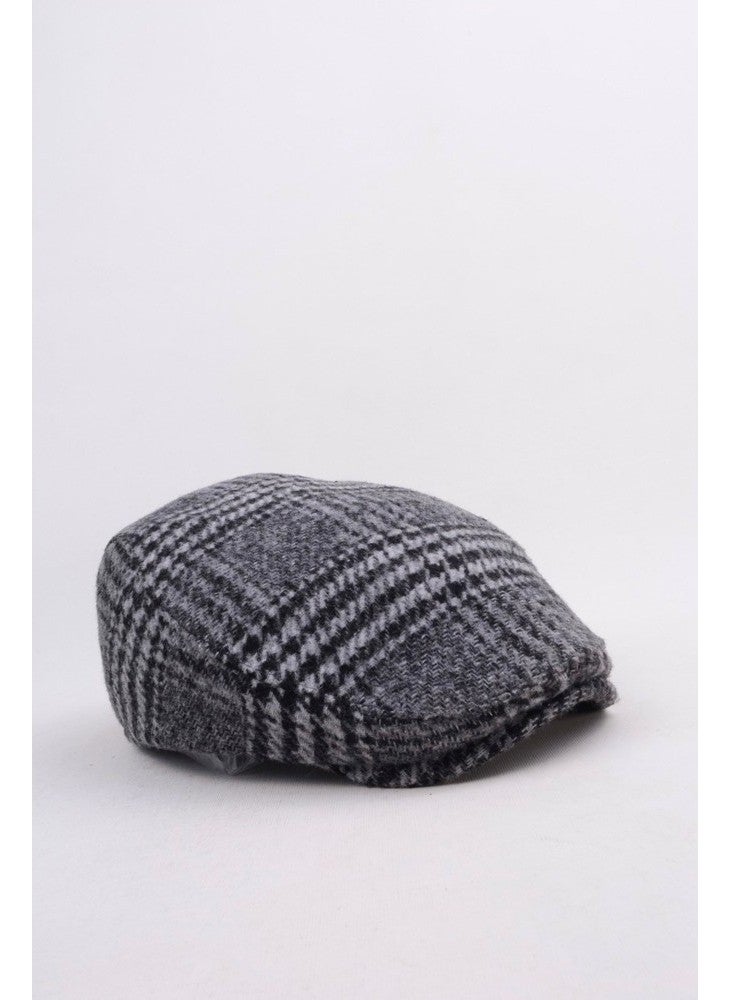 Eleven Market - Italian Pattern Men's Hat Wool London Cap with Elastic Back - Image 1