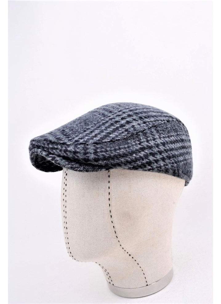 Eleven Market - Italian Pattern Men's Hat Wool London Cap with Elastic Back - Image 1