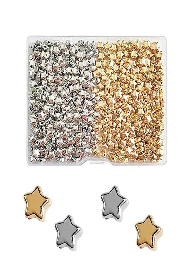 ZYYC 400 Pieces Star Shape Spacer Beads, Star Spacer Beads - Image 1