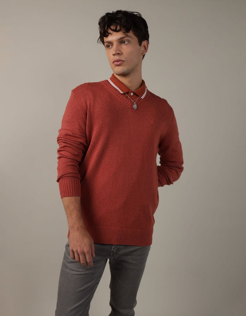 American Eagle Super Soft V-Neck Sweater - Image 1