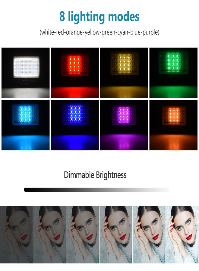 أندوير SL-20 مصباح فيديو LED مقاوم للماء RGB مزود بـ 8 أوضاع إضاءة CRI95+ قابل للتعتيم IPX8 تحت الماء 40 متر بطارية مدمجة قابلة لإعادة الشحن للغوص والغطس والتصوير الفوتوغرافي تحت الماء - Image 3