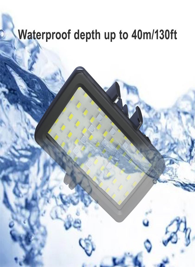 أندوير SL-20 مصباح فيديو LED مقاوم للماء RGB مزود بـ 8 أوضاع إضاءة CRI95+ قابل للتعتيم IPX8 تحت الماء 40 متر بطارية مدمجة قابلة لإعادة الشحن للغوص والغطس والتصوير الفوتوغرافي تحت الماء - Image 5