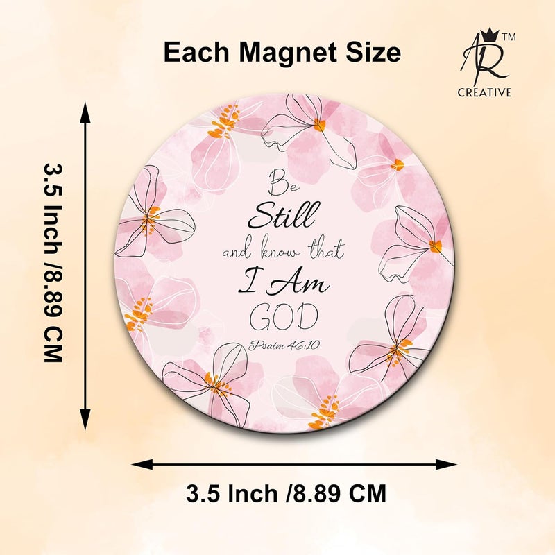 AR Creative Let All That You - Bible Verse Fridge Magnet for Home Decoration, Bible Quotes MDF Wooden Fridge Magnet, Bible Verse, Home, Office Decor (3.5 inch x 3.5 inch) Set of 4 - Image 4