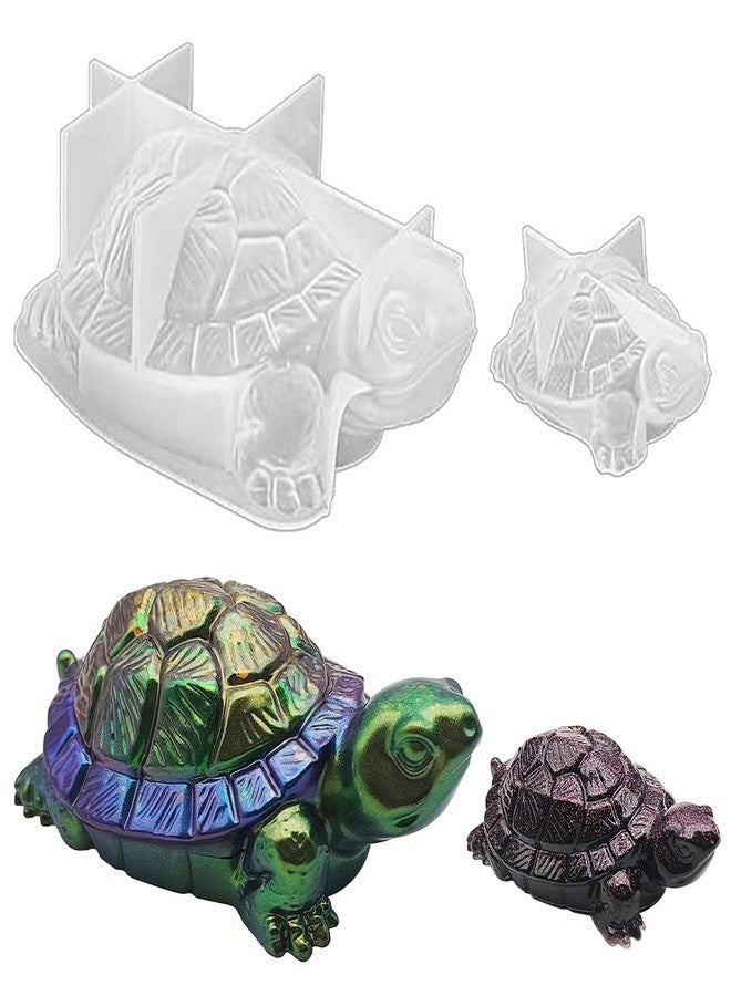 AFUNTA 3D Sea Turtle Resin Molds, AFUNTA 2 PCS Animal Epoxy Resin Molds Tortoise Candle Mold, DIY Resin Ornament Molds for Resin Craft, Home Decor - Image 1