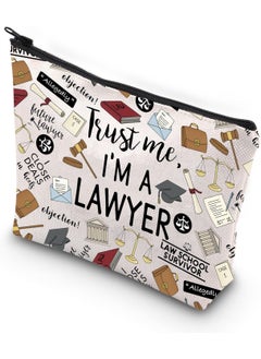WCGXKO WCGXKO Lawyer Gift Attorney Gift Trust Me I'm a Lawyer Zipper Pouch Makeup Bag (A LAWYER) 