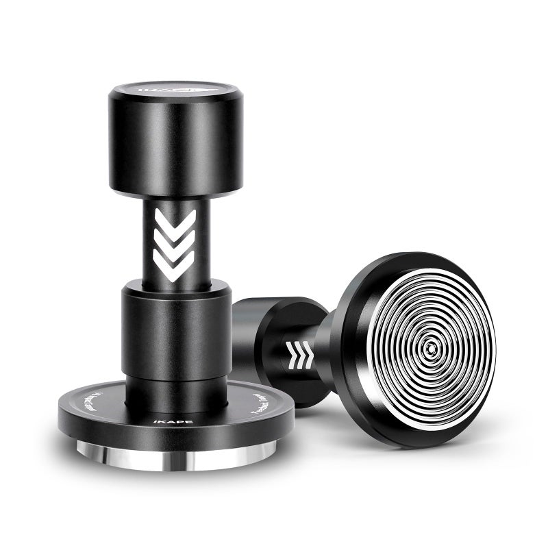 IKAPE 51MM V6 Impact Espresso Tamper with Sound Feedback, 15lb/30lb Interchangeable Springs, Espresso High Tamper with Triple-spring System, Fits 51mm portafilters - Image 1