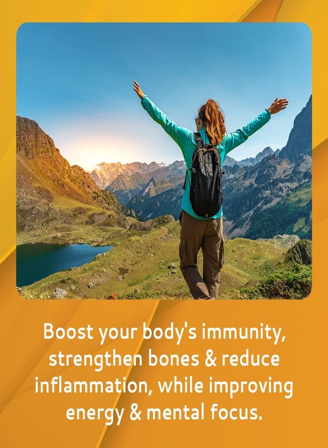 CALMOUR Vitamin D3 Strips 30 Pack| 2000 IU Oral Dissolvable D3 Vitamin Strips | Peppermint Flavor Melts on Your Tongue in 30 Seconds | Boost Immunity & Enhance Mental Focus with Vitamin D3 2000 - Image 3