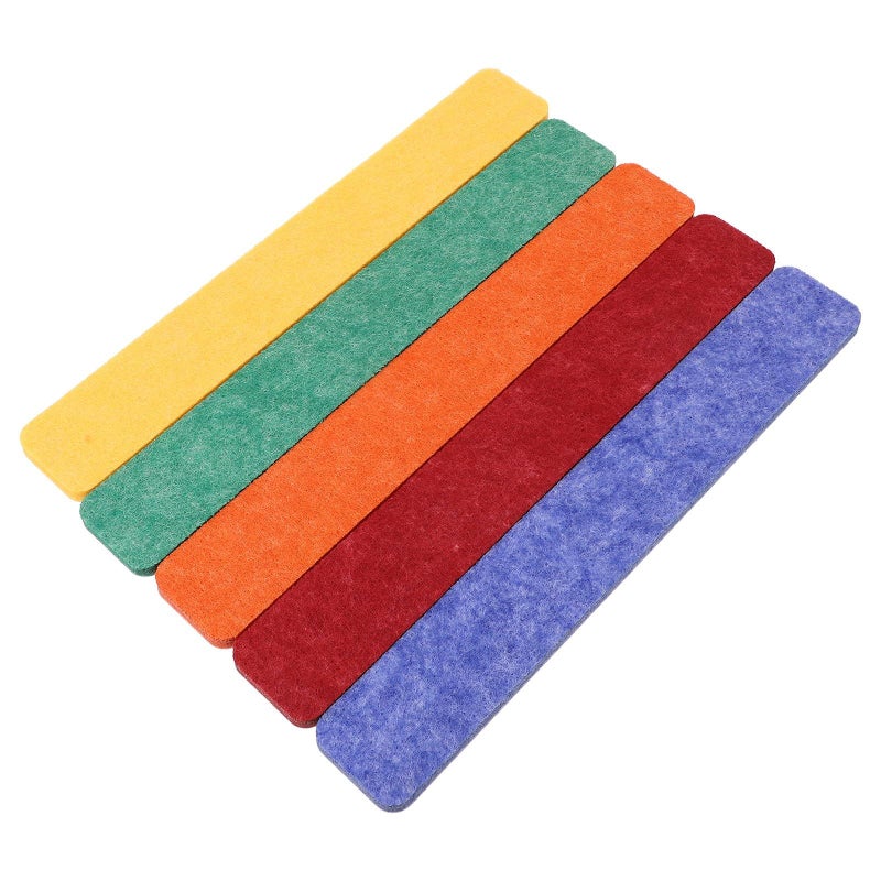5pcs Self Adhesive Felt Bulletin Boards Multi Color Memo Display Strips for Office Home Classroom Organization - Image 2