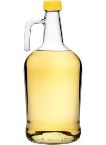 Tamu 6 Pieces 3 Liter Gallon Bottle Oil Vinegar Glass with Lid  - Image 1