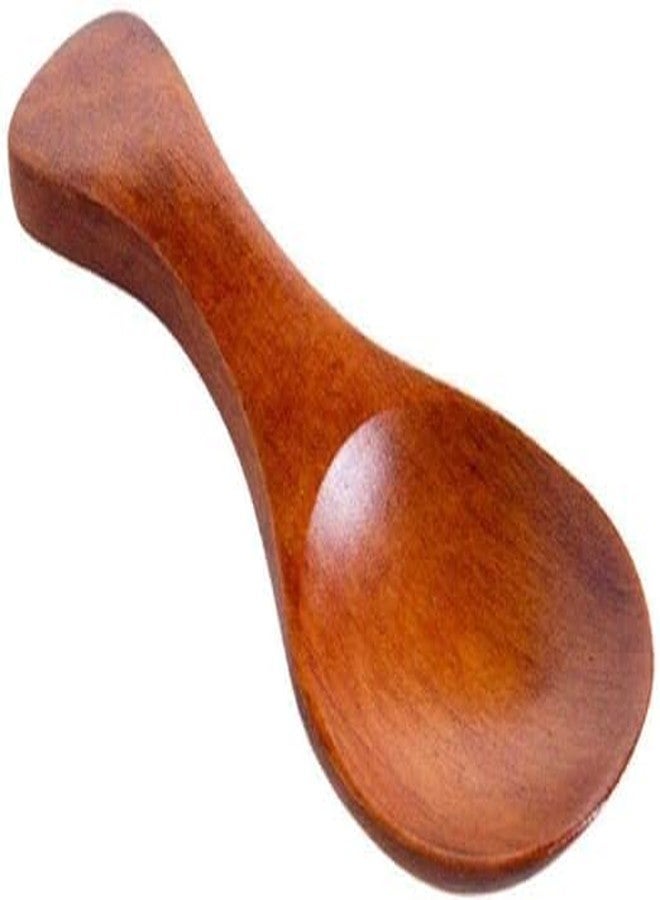 WinldMonmo Wooden Spoons Set, Mini Seasoning, Sugar, Salt, Honey, Jam, Coffee, Ice Cream, Mustard, Tea Spoons, Cooking Utensils - Image 1