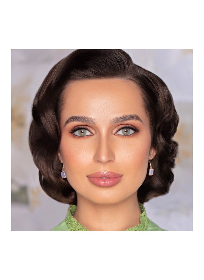 Naturel Natural Brand Contact Lenses - Monthly Lenses - Core Onyx Color - Pair in Box with Lens Case  - Image 2