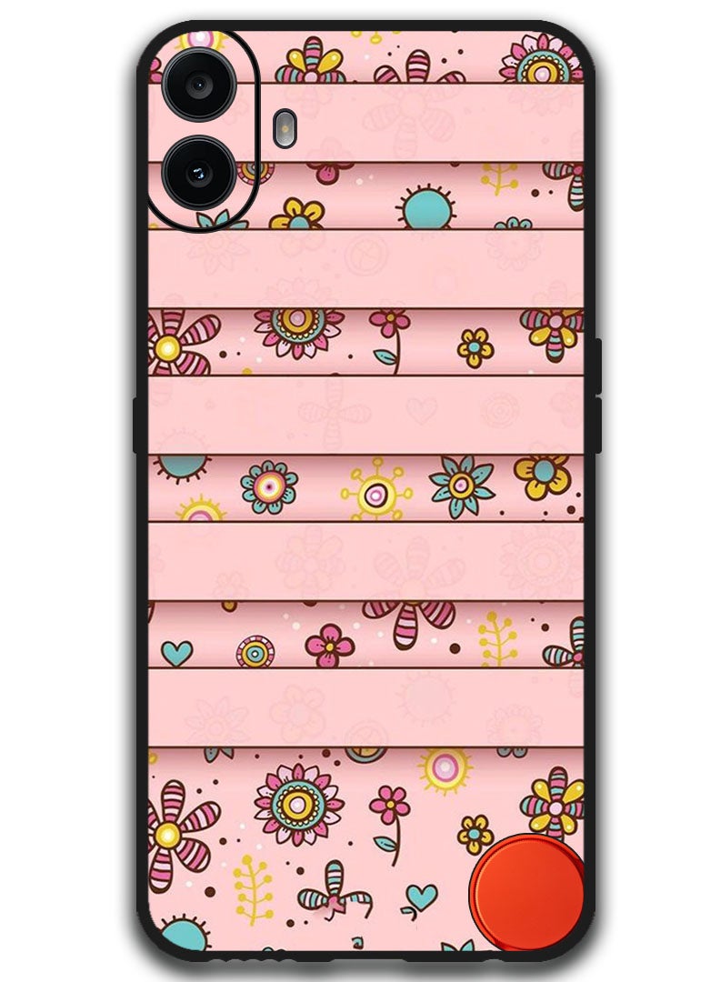 Theodor Protective Case Anti Scratch Shock Proof Bumper Cover For Nothing CMF Phone 1 Small Flowers - Image 1