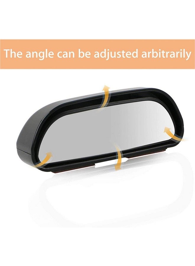 Generic 2 Pack Blind Car Spot Mirror, Universal Blind Spot Snap Way Rear View Mirror Right & Left 360 Degree Adjustable Wide Angle Side Rear Mirrors  - Image 2