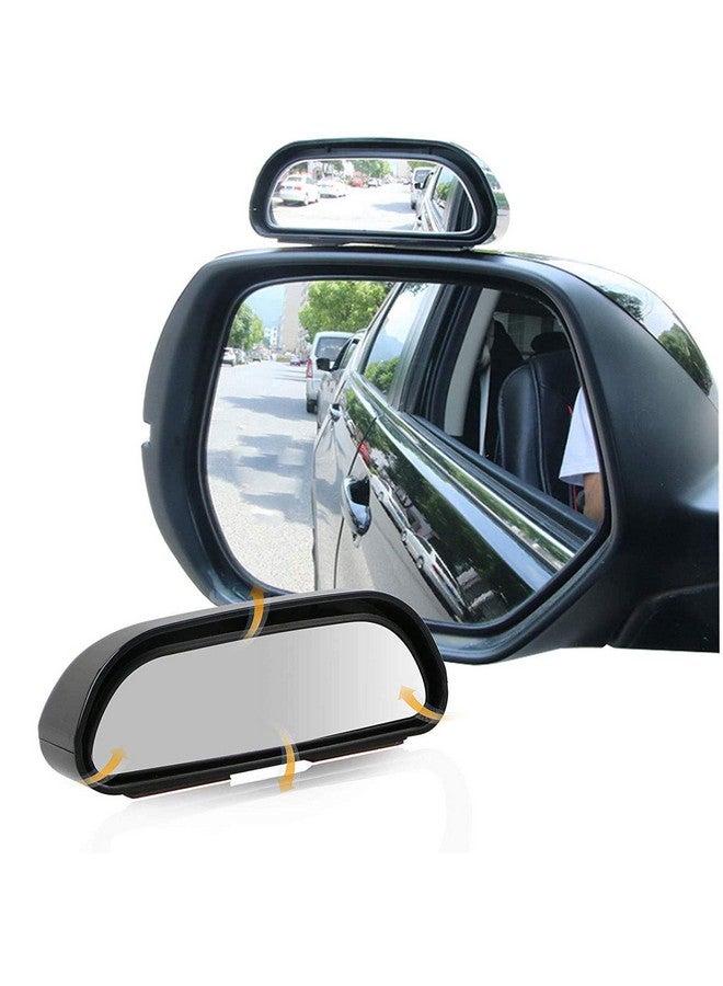 Generic 2 Pack Blind Car Spot Mirror, Universal Blind Spot Snap Way Rear View Mirror Right & Left 360 Degree Adjustable Wide Angle Side Rear Mirrors  - Image 1