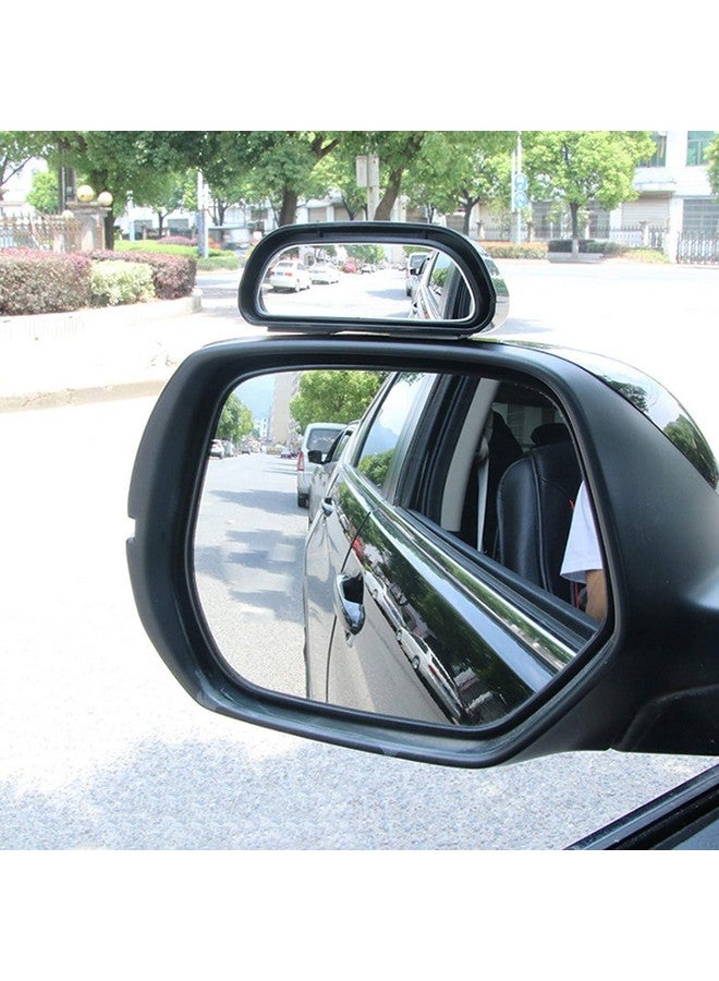 Generic 2 Pack Blind Car Spot Mirror, Universal Blind Spot Snap Way Rear View Mirror Right & Left 360 Degree Adjustable Wide Angle Side Rear Mirrors  - Image 4