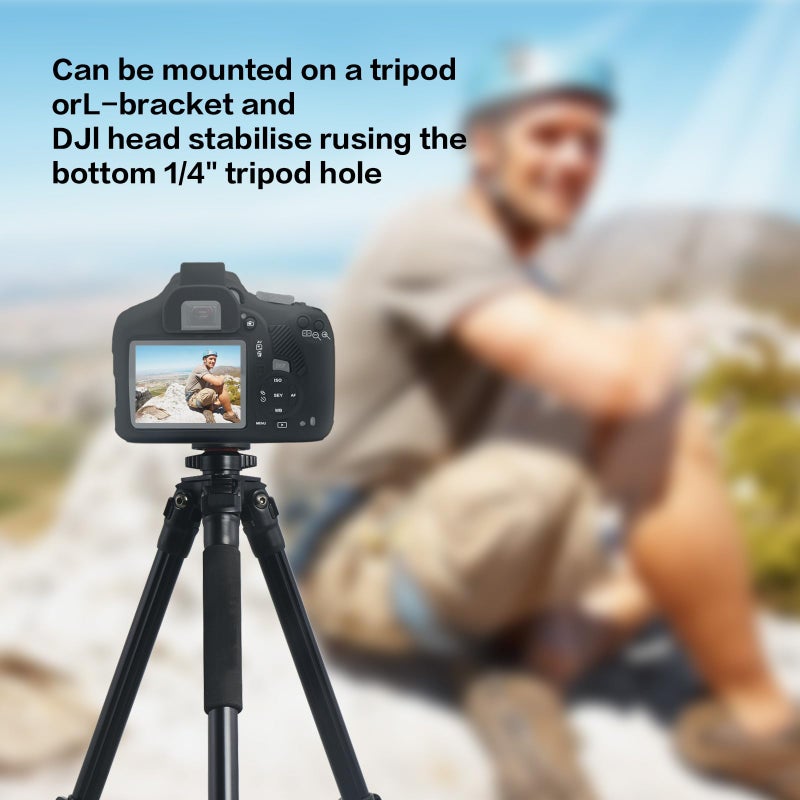 Easy Hood غطاء كاميرا سهل من السيليكون الناعم لكاميرا كانون ريبيل T6/1300D، T7/1500D DSLR - أسود مع علامات الأزرار - Image 5