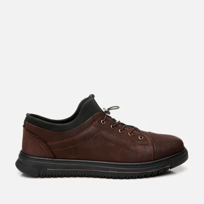 Hotiç 02AYH295700A480 GENUINE Leather Brown Men's Casual Shoes