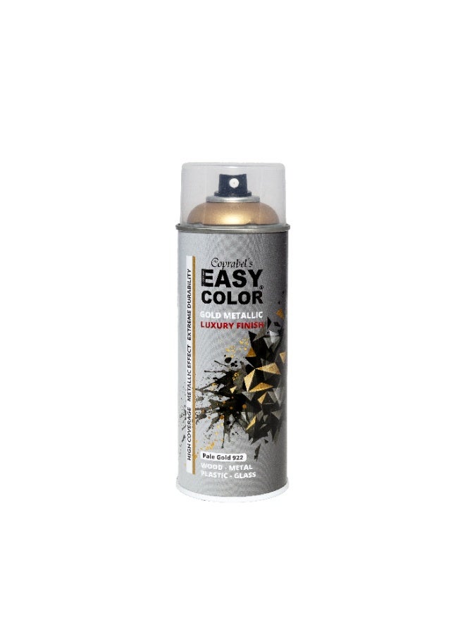 3 Pieces Easy Color Metallic Spray Pale Gold 922