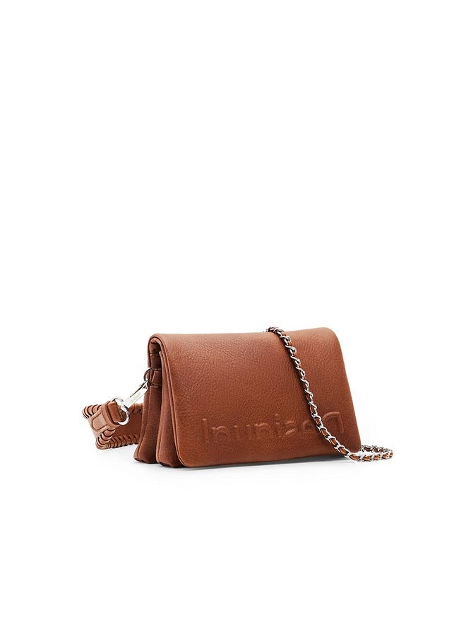 DESIGUAL - Accessories Pu Across Body Bag Brown - Image 1