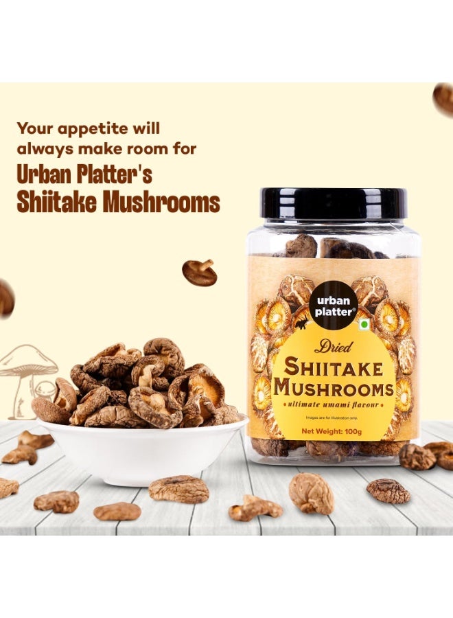 Urban Platter Dried Shiitake Mushrooms Pet Jar 100g - Image 5