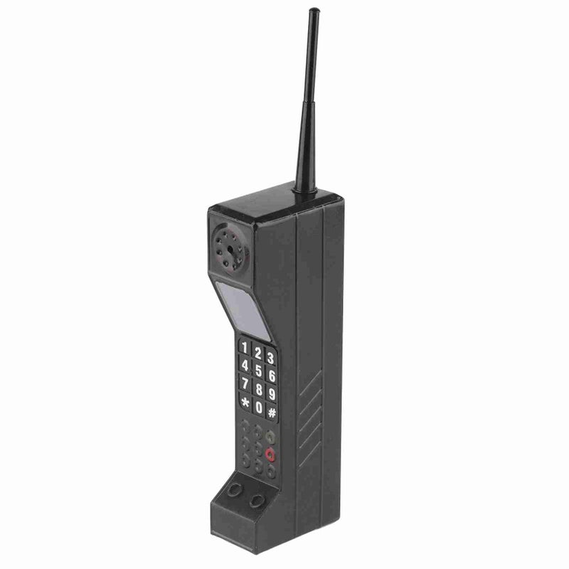 Vintage Retro Brick Cell Phone Prop For Photography Movie Scene Home Decoration Black - Image 2
