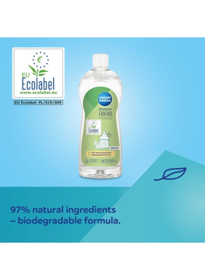 Canpol Babies Ecological Washing Liquid for Teats and Bottles 500ml - Image 3