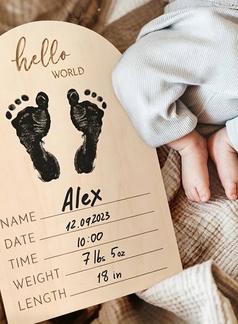 Amanli Baby Keepsake Frames, Cute Wooden Ultrasound Picture Frame, Double-Sided Design, Pregnancy Or Baby Birth Announcement Decor, Nursery Sonogram Photo Frame, Pregnancy Gift For First Time Moms. - Image 5