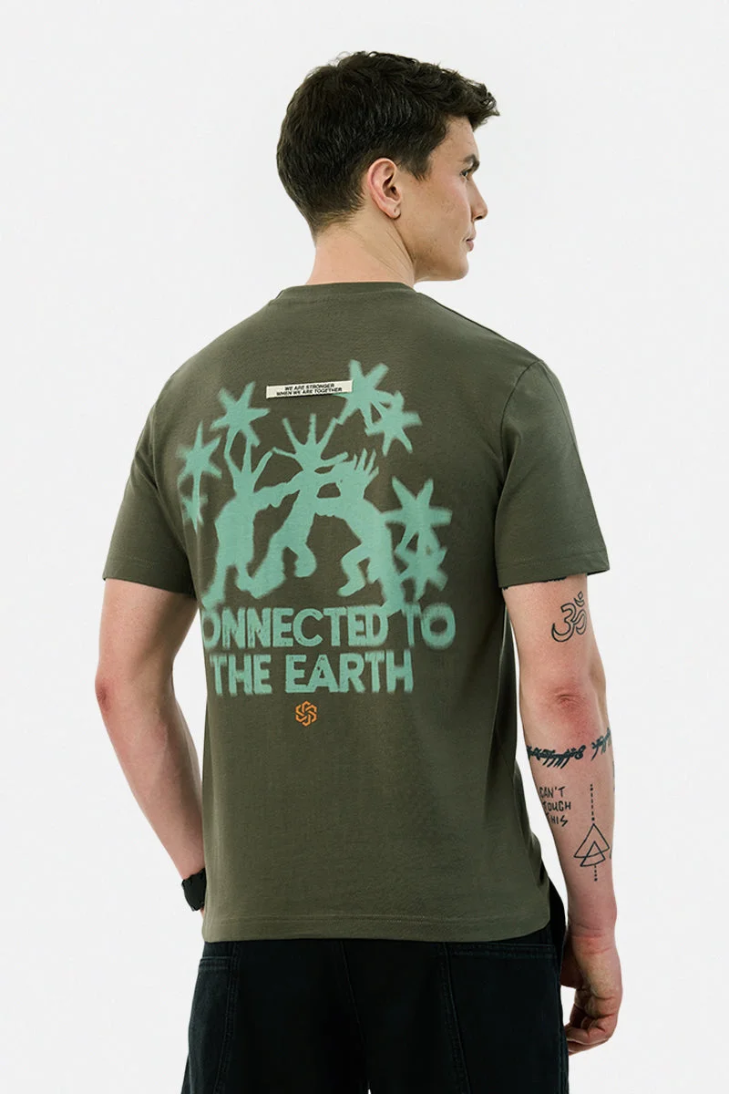 SNITCH Graphic Regular Fit 100% Cotton T-Shirt