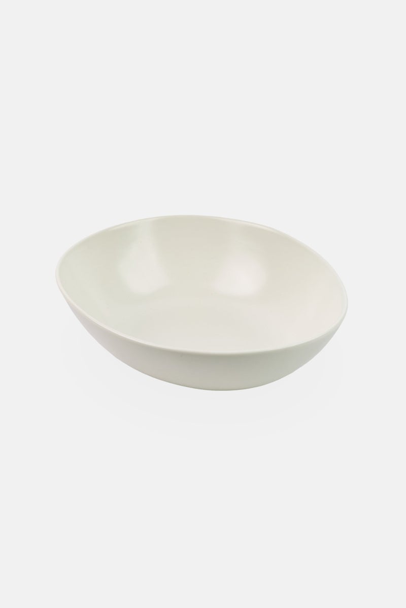 Maser Round Bowl, White - Image 1