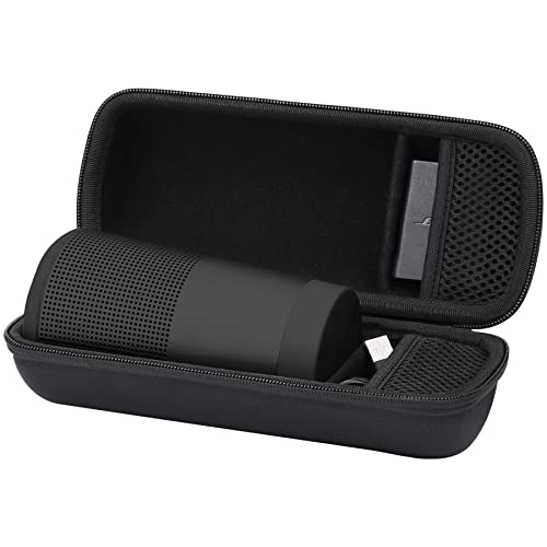 Co2Crea حافظة صلبة بديلة co2CREA لمكبر صوت بلوتوث Bose SoundLink Revolve Series II، حافظة سوداء - Image 2