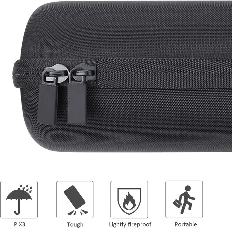 Co2Crea حافظة صلبة بديلة co2CREA لمكبر صوت بلوتوث Bose SoundLink Revolve Series II، حافظة سوداء - Image 5
