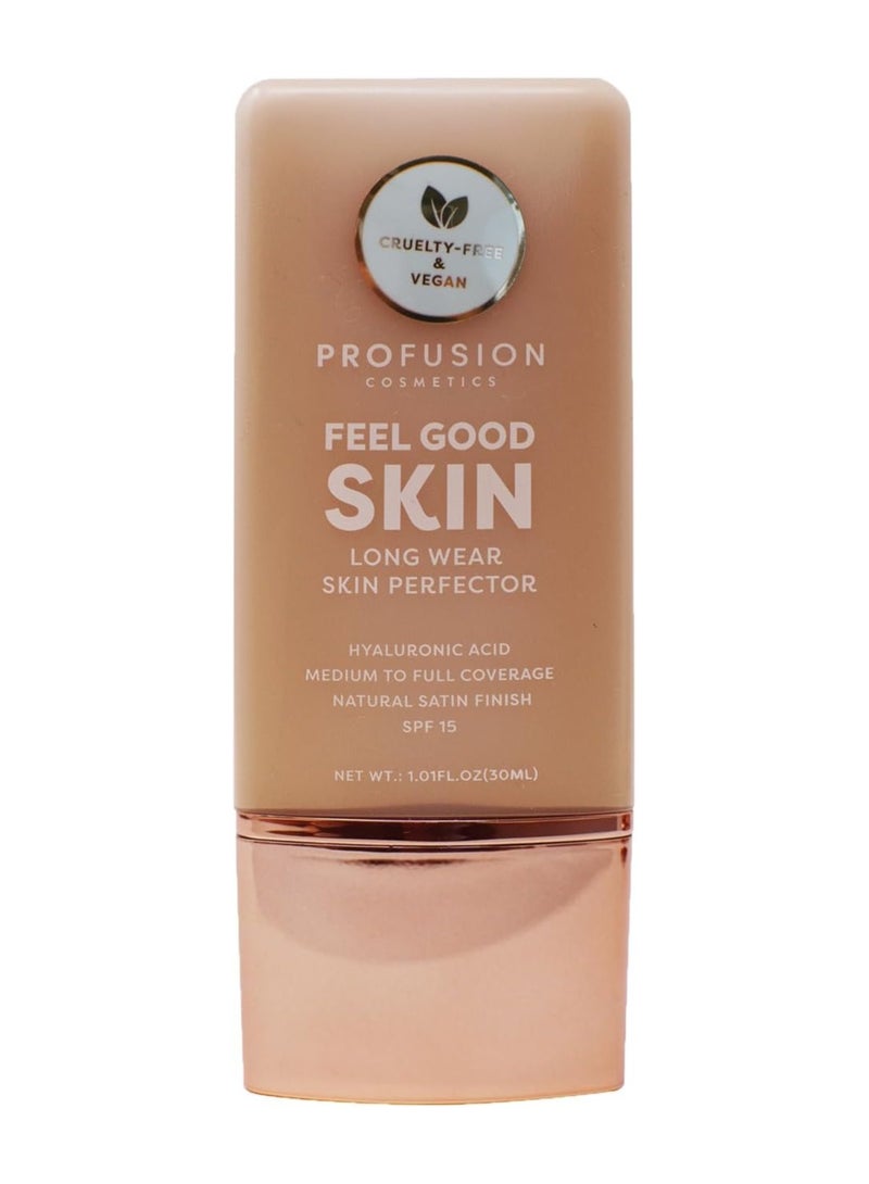 profusion Cosmetics Lightweight Liquid Foundation for a Flawless and Elegant Radiance Breathable Makeup for Improves Uneven Skin Tone Cruelty Free Medium 3 - Image 1