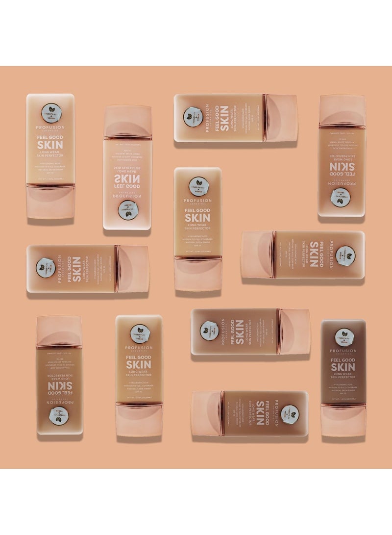 profusion Cosmetics Lightweight Liquid Foundation for a Flawless and Elegant Radiance Breathable Makeup for Improves Uneven Skin Tone Cruelty Free Medium 3 - Image 5